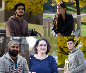 Five international students studying in the United States share their experiences at Syracuse University.