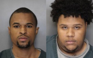Cameron Isaac, left, and Ninimbe Mitchell, right, are charged with murder in connection to the death of Syracuse University student Xiaopeng 